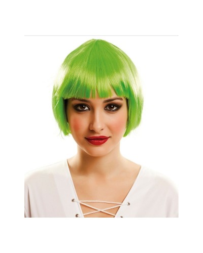 My Other Me Green Wig - Colorful Synthetic Hair - Costume
