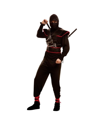 Maskeraddräkt vuxna My Other Me Ninja Mördare Svart S