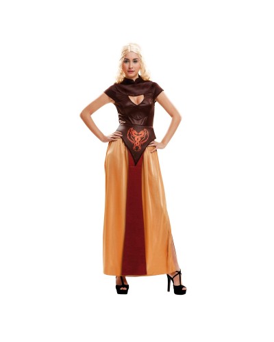 Warrior Queen Costume Brown - My Other Me - Size S - Adults
