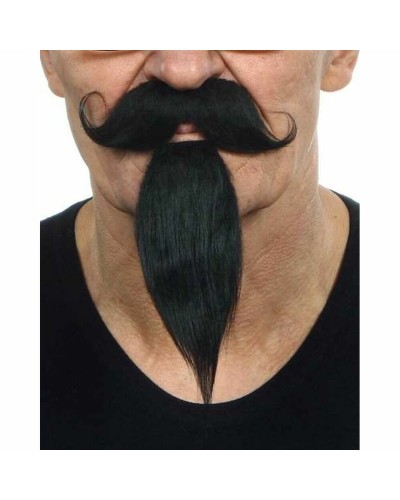 Moustaches Noires Fausse My Other Me - Autocollants pour Déguisements & Fêtes
