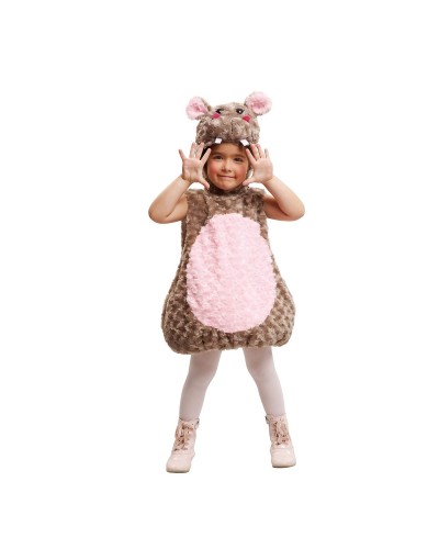 My Other Me Hippo Plush Costume for Children 5-6 Years Old - Party Disguise (2 Pcs)
