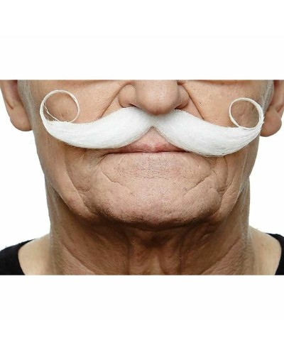 Mon Autre Moi - Fausse Moustache Blanche - Accessoire Fête Costumée

