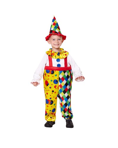 Karnevalskostüm Kind Clown My Other Me 3-4 Jahre - 2-teilig

