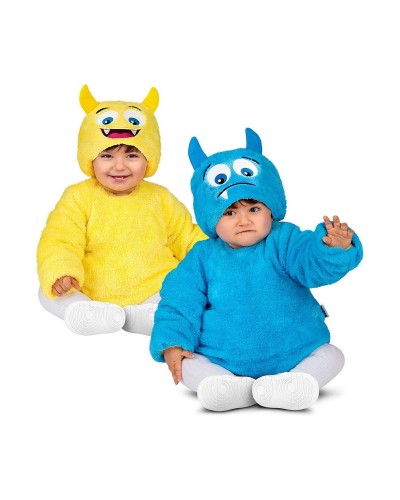 My Other Me Costume Bambino Azzurro Mostro Reversibile 6-12 Mesi
