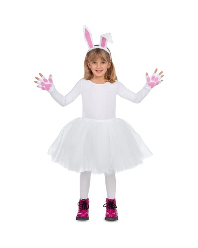 Lasten asut My Other Me Valkoinen Kani Yksi koko S