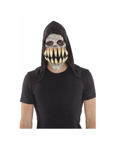 My Other Me Maschera Teschio con Cappuccio - Costume Halloween
