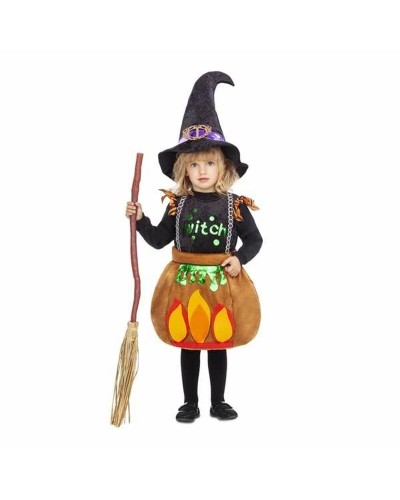 My Other Me Costume Strega Bambina Nero - Taglia S (3-4 Anni)
