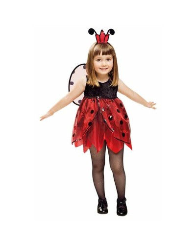 My Other Me Ladybug Fairy Costume for Girls, 3-4 Years - Dress-up
