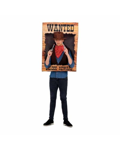 Kostuums voor Volwassenen My Other Me Wanted Één maat Cowboy 3 Onderdelen