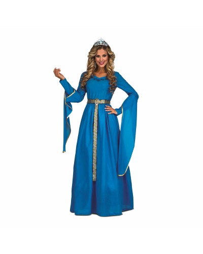 My Other Me Costume Princesse Médiévale Bleu Taille XL - Adultes

