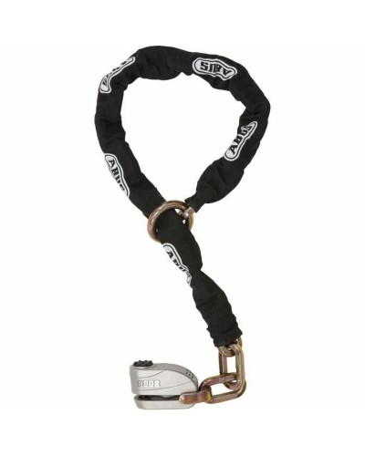 Kedja med hänglås ABUS 8008/12KS120 Black Loop