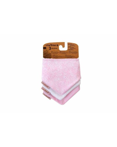 Set Baberos Bebé Algodón 42x16 cm - Paquete de 3
