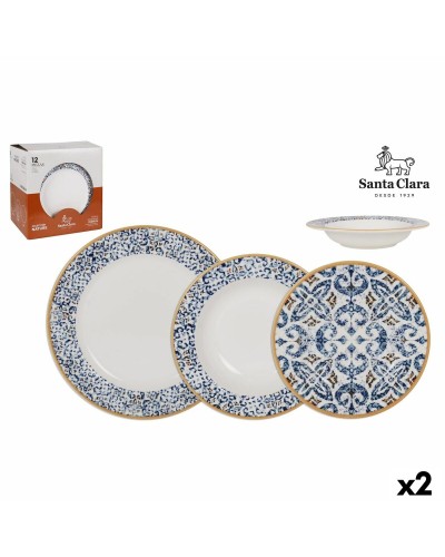 Tableware Santa Clara Villaboa 12 Pieces (2 Units)