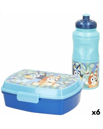 Lunchbox Bluey 380 ml 17 x 5,5 x 13,5 cm Flasche (6 Stück)