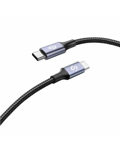 Cavo USB-C con USB-C Subblim SUBCAB-C10002 2 m Nero