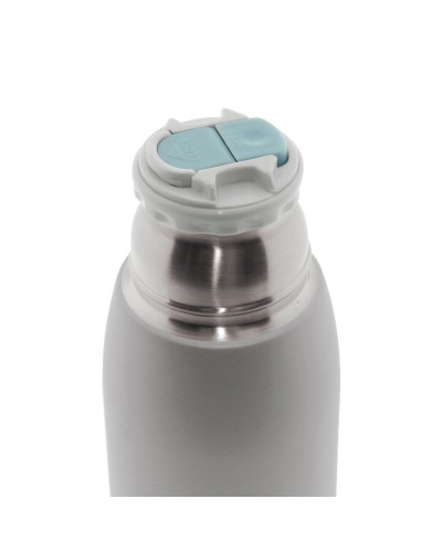 Reise-Thermoskanne JATA 918 500 ml Grau Metall Edelstahl