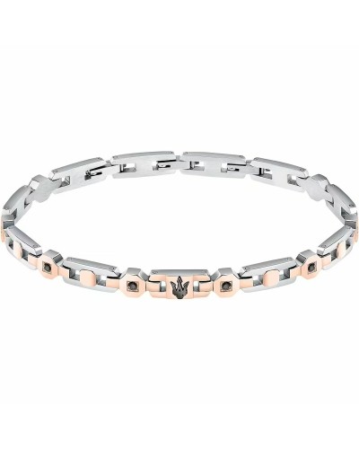 Bracelet Homme Maserati Acier inoxydable 21,5 cm Argenté