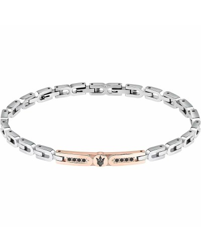 Men's Bracelet Maserati Stainless steel 21,5 cm Silver