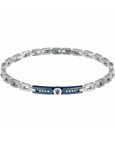Men's Bracelet Maserati Stainless steel 21,5 cm Silver
