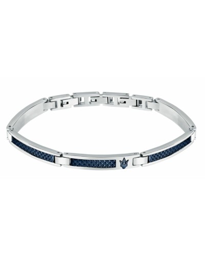 Miesten rannekorut Maserati JM523AVD33 Ruostumaton teräs 21,5 cm