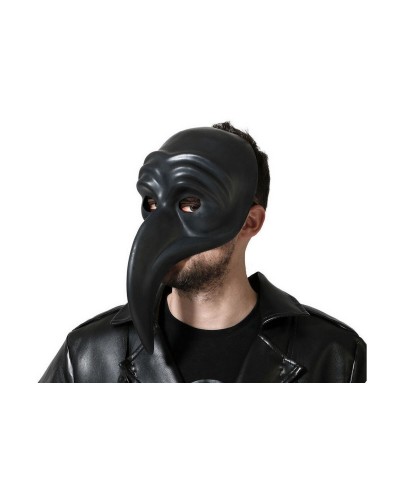Masker Halloween Dokter Zwart