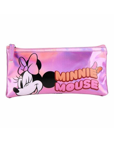 Estuche Escolar Minnie Mouse Rosa