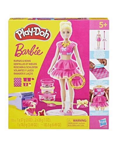 Gioco Creativo di Plastilina Play-Doh Barbie Ruffles & Bows