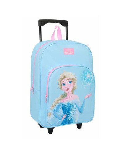 Cartable à roulettes Frozen Bleu Rose 32 x 42 x 14 cm