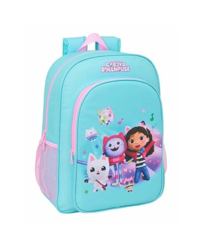 Schoolrugzak Gabby's Dollhouse Blauw Roze 33 x 42 x 14 cm