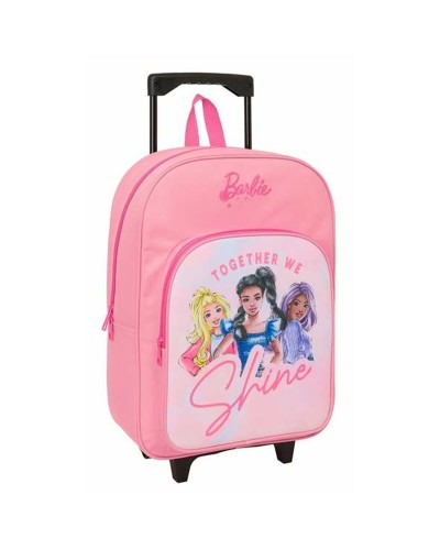 Schoolrugzak met Wielen Barbie Roze 32 x 42 x 14 cm