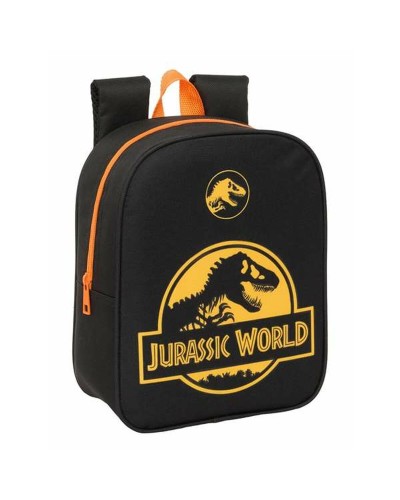 School Bag Jurassic World Black 22 x 27 x 10 cm