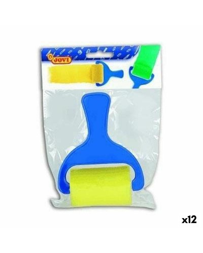 Rolling pin Jovi Yellow Blue (12 Units)