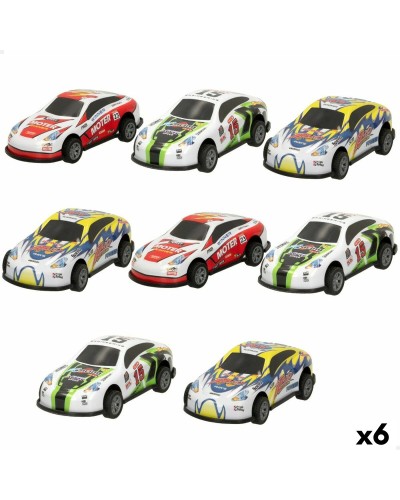 Voertuig Speelset Speed & Go 8,9 x 2,7 x 4 cm (6 Stuks)