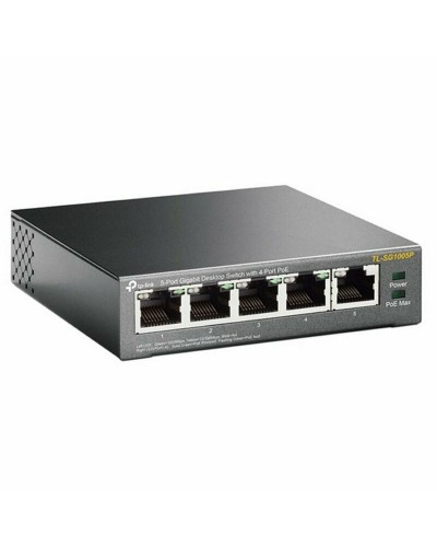 Skrivbords omkopplare TP-Link TL-SG1005P LAN PoE Grå