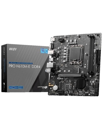 Moderkort MSI PRO H610M-E DDR4 H610 LGA 1700 DDR4 mATX