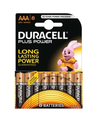 Alkaline Batteries DURACELL LR03 LR03 AAA 1.5V 1,5 V AAA (8 pcs)