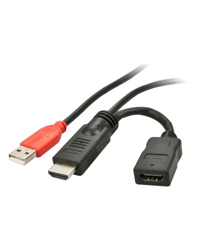 HDMI Adapter LINDY HDMI 1.4 M/F 5 m Schwarz