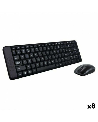 Keyboard and Mouse Logitech K220 (8 Units)