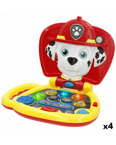 Ordinateur-jouet The Paw Patrol Anglais 20 x 17 x 14 cm Multicouleur (4 Unités)