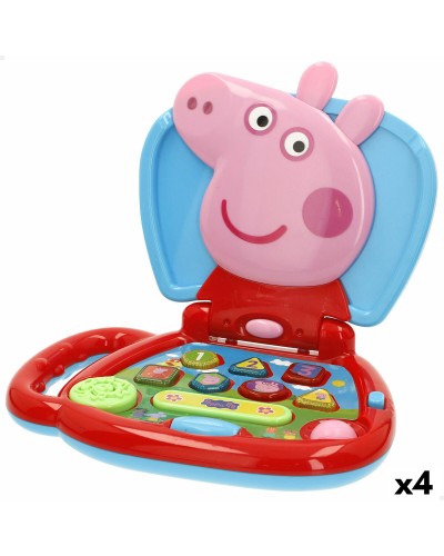 Lelutietokone Peppa Pig Englantilainen 20 x 17 x 14 cm Monivärinen (4 osaa)