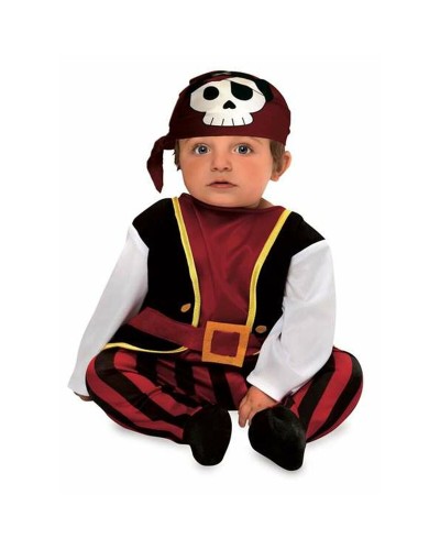 Disfraz de Pirata para Bebés 0-6 Meses - Negro, Disfraz de Halloween para Bebé
