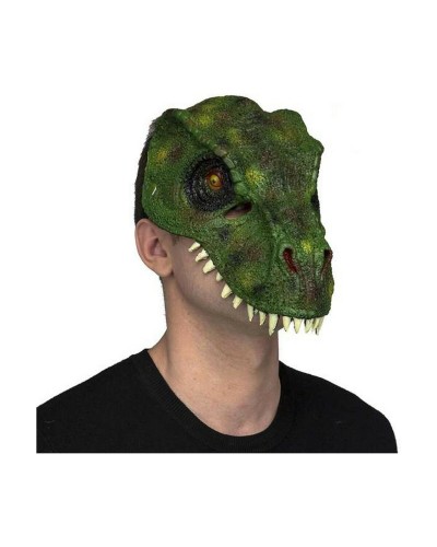 My Other Me Maschera Dinosauro Verde - Taglia Unica - Travestimento e Party
