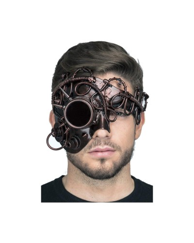 Vintage Steampunk Maske Zahnräder Brille Gothic Cosplay
