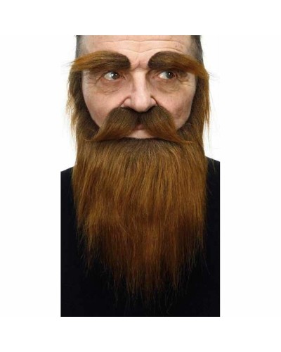 Ma Fausse Barbe Marron - Accessoire de Costume Réaliste
