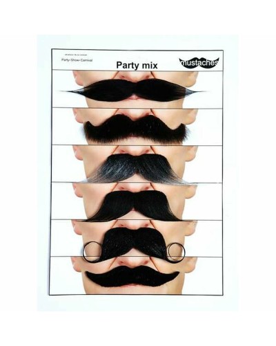 Bigotes Falsos My Other Me - Autoadhesivos, Talla Única - Disfraces
