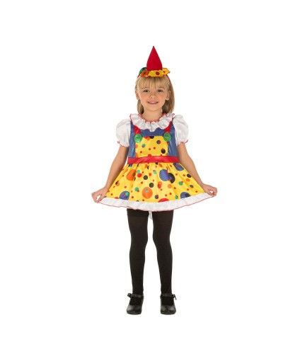 My Other Me Costume Clown Arc-en-ciel 1-2 Ans - Jaune (2 Pcs) Carnaval

