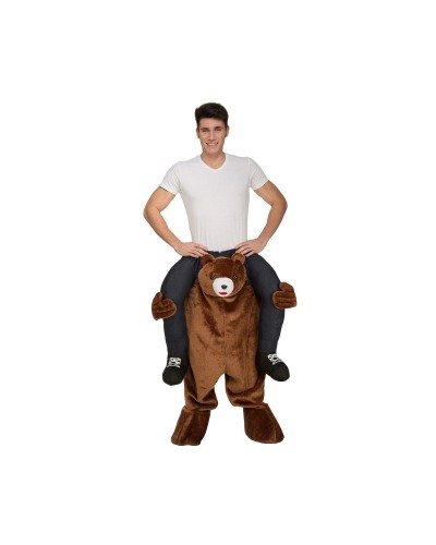 My Other Me Disfraz Adulto Carry Me Oso - Talla Única - Disfraz
