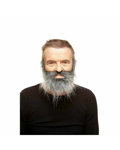 My Other Me Barbe Grise Fausse : Réaliste, Accessoire de Costume
