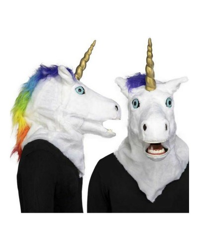 My Other Me Máscara Unicornio Adulto Articulada - Talla Única - Disfraz
