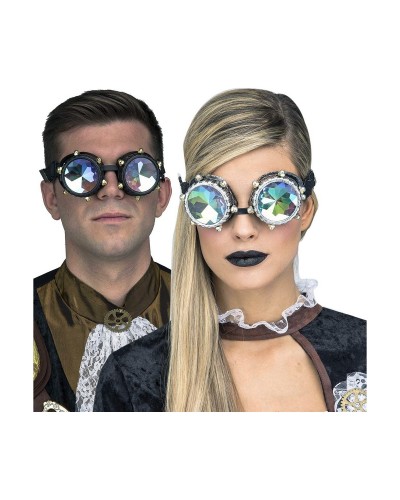 My Other Me Occhiali Steampunk - Taglia Unica, Design Retro Futuristico
